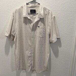 O’neill Men's Light Cream Button Down Shirt